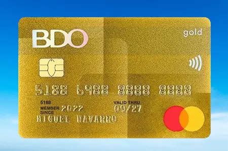 BDO Gold Credit Card — Features & Requirements for this .